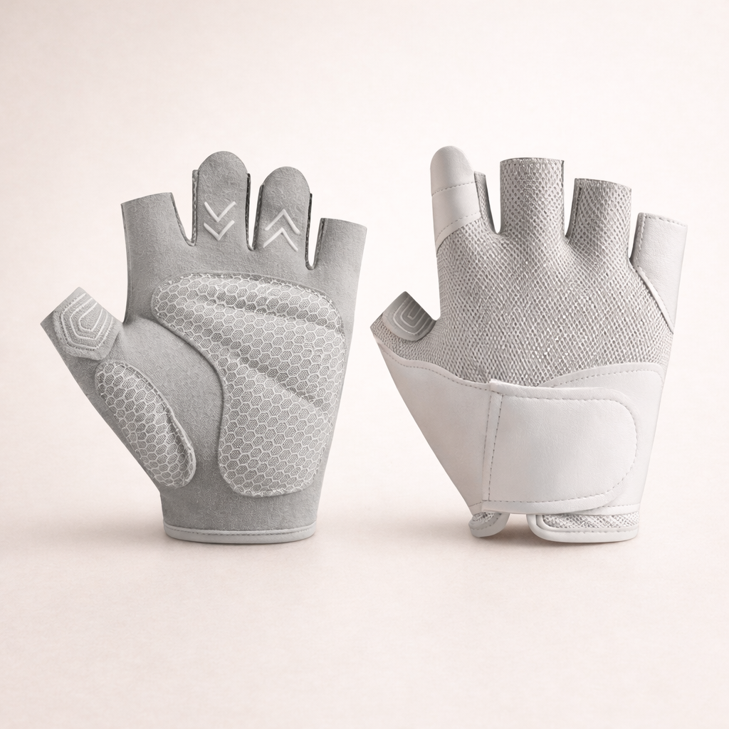Antli-slip half finger gloves